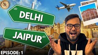 Delhi to Jaipur by Air ️ | Jaipur Travel Series | Gaurav Chamber