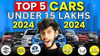 Top 5 Best ️ Cars Under 15 Lakhs in India in 2024  TATA, MAHINDRA, KIA, MARUTI, HONDA