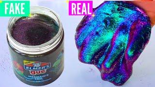 FAKE STORE SLIME VS REAL SLIME