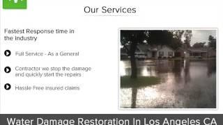 Los Angeles CA Water Damage Restoration 310-907-7402 Best Service