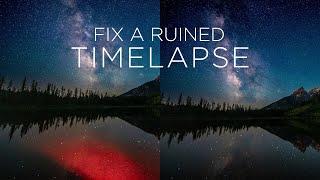 Headlamp Ruined My Astro Timelapse! FIXED in 30 seconds.