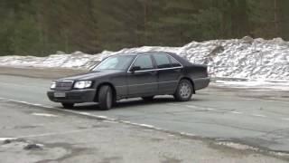 Покатушки на Мерседес W140 3,5 ТД ,воет мост.