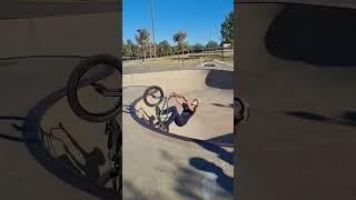 Fastest bmx bsckflip ever! #bmx #shorts #youtubeshorts #bmxlife #backflip