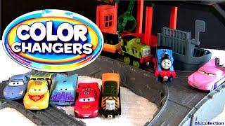 Color Changers Cars Thomas at the Ironworks Railway Playset Water Toys Disney Pixar colour Shifters