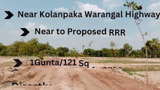 Buy Best Farm Land Near Kolanpaka Warangal Highway