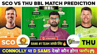 SCO vs THU Dream11, SCO vs THU Dream11 Prediction, Perth Scorchers vs Sydney Thunders BBL Team Today