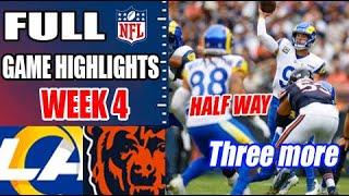 Rams vs Bears Game Highlights [Week 4] | At the break | NFL Highlights 2024