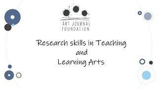 Webinar- Research Skills in Teaching and Learning Arts