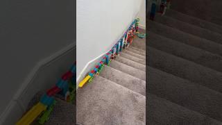 Long Marble Run #marblerun #marblerush #asmr #vtech #satisfyingvideo #satisfying #marbles #ideas