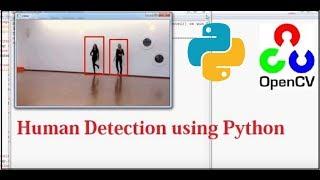 Human Detection using Haar Cascade classifier and OpenCv in Python