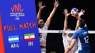 Argentina  Iran - Full Match | Men’s Volleyball Nations League 2019