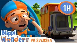 Blippi Svenska | Sopbil | pedagogiska videor för barn