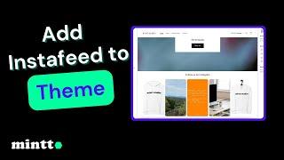 How to add Instafeed to your Theme (New Version)