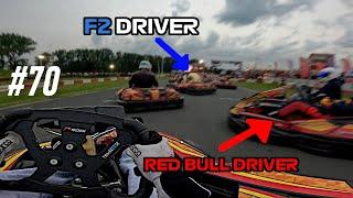 Racing F1, F2 and F3 Drivers In This Le Mans Style Go Kart Race