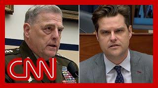 See a General respond to Matt Gaetz about CRT