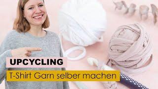 T-Shirt Garn selber machen | alte T-Shirts upcyceln