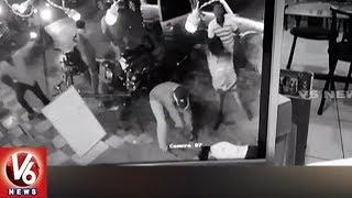 CCTV Footage : Rowdy Sheeter Brutally Murdered in Guntur | AP | V6 News