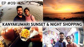 Kanyakumari Beach Sunset View and Night Shopping