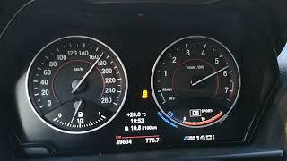 BMW M140i Xdrive B58B30A MHD Stage2+,xHP Stage3,HPFP TÜ,Shell Vpower acceleration 100-260km\h 16sec.