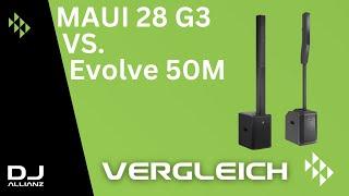 Electro Voice Evolve 50M vs  Maui 28 G3