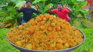 Traditional Egg Potato Biryani | Traditional Egg Biryani In Village Cooking | Grandpa Kitchen