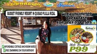 BUDGET FRIENDLY RESORT WITH UNLIMITED BREAKFAST FOR ONLY 99 PESOS /SANTIAGO  PRIVATE RESORT PILILLA