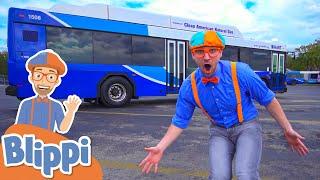 Blippi Explores a Bus! | Learn About Vehicles For Kids | Educational Videos For Toddlers