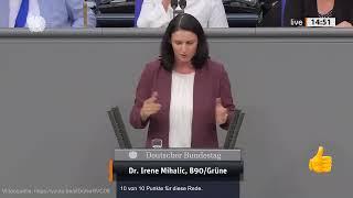 Dr  Irene Mihalic B90   Grüner zerlegt die AfD brutal 