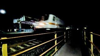 Crazy  WAP7 ICF Patna Garib Rath attacks Mirzapur at 130 kmph+ Agniveena+ Vibhuti-INDIAN RAILWAYS