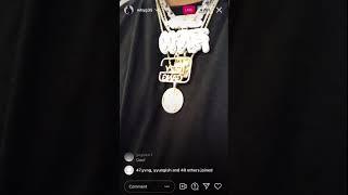 WhyG IG Live Shows Off Moe Faygoo Chain