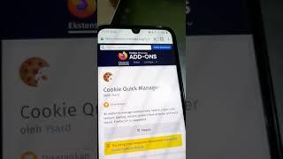 import cookie Firefox android