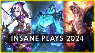 TOP 50 INSANE LOL PLAYS - 2024