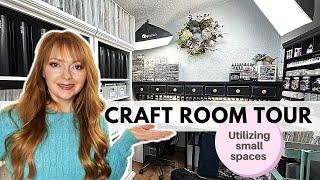 Craft Room Tour / Utilizing Small Spaces