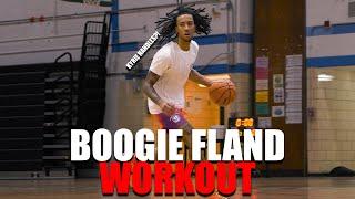 Arkansas PG Boogie Fland FULL Workout w/ @Daily_Maintenance_Training | The Keys To Being Shifty!