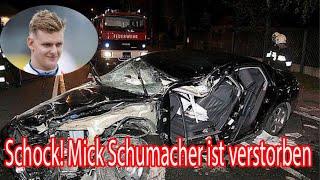 Schock! Bei dem schrecklichen Unfall ist Mick Schumacher gestorben