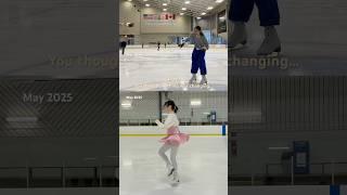 The progress felt invisible…until it wasn’t #figureskating #iceskating #skating #nevergiveup #shorts