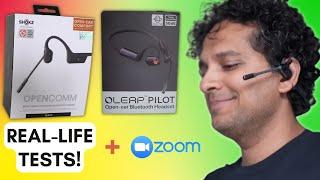 Best Work-From-Home Headsets? Shokz OpenComm vs Oleap Pilot