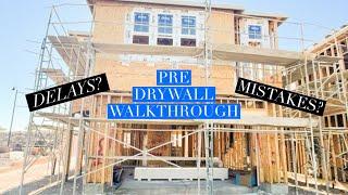 New Construction House | New Build Update | KB Home | Pre Drywall Walkthrough