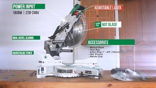 REXON SM3057R Dual Sliding Compound Mitre Saw