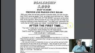 Make money with Mailorder using Print and Mail