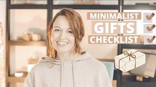 Minimalist GIFTS Checklist | Minimalist Gifts I Would Love!