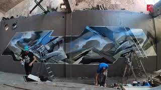 Abstract graffiti time-lapse Nadib Bandi ft Ynot