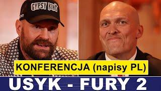 FURY - USYK: DZIWNA KONFERENCJA PRASOWA - napisy PL 