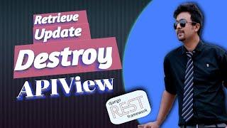 20. DestroyAPIVew | RetrieveUpdateDestroyAPIView with customization | DRF | REST API