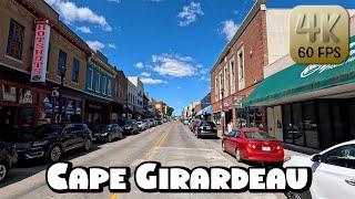 Driving Around Cape Girardeau, Missouri in 4k Video