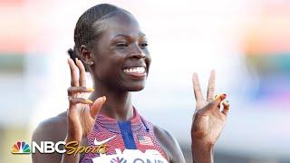 Athing Mu smokes outdoor debut with dominant 800m win in NYC | NBC Sports