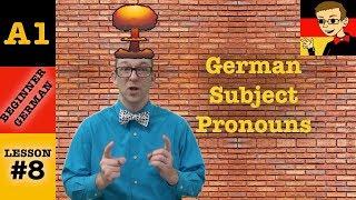 German Subject Pronouns - Beginner German with Herr Antrim Lesson #8.1