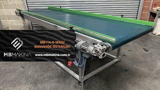 Flat Conveyor Belt Systems With Guard - MB114D - mbmakina.com.tr