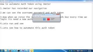 How to Automate Auth Token using JMETER