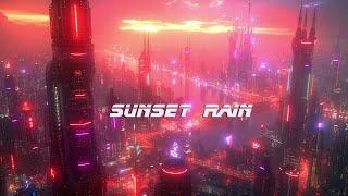 Sunset Rain  *  Immersive Cyberpunk Soundscape  for Deep Relaxation